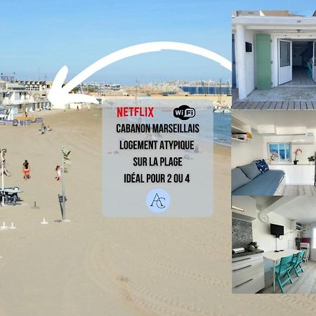 Appartamento Le Vrai Cabanon De La Pointe Rouge Marsiglia Esterno foto