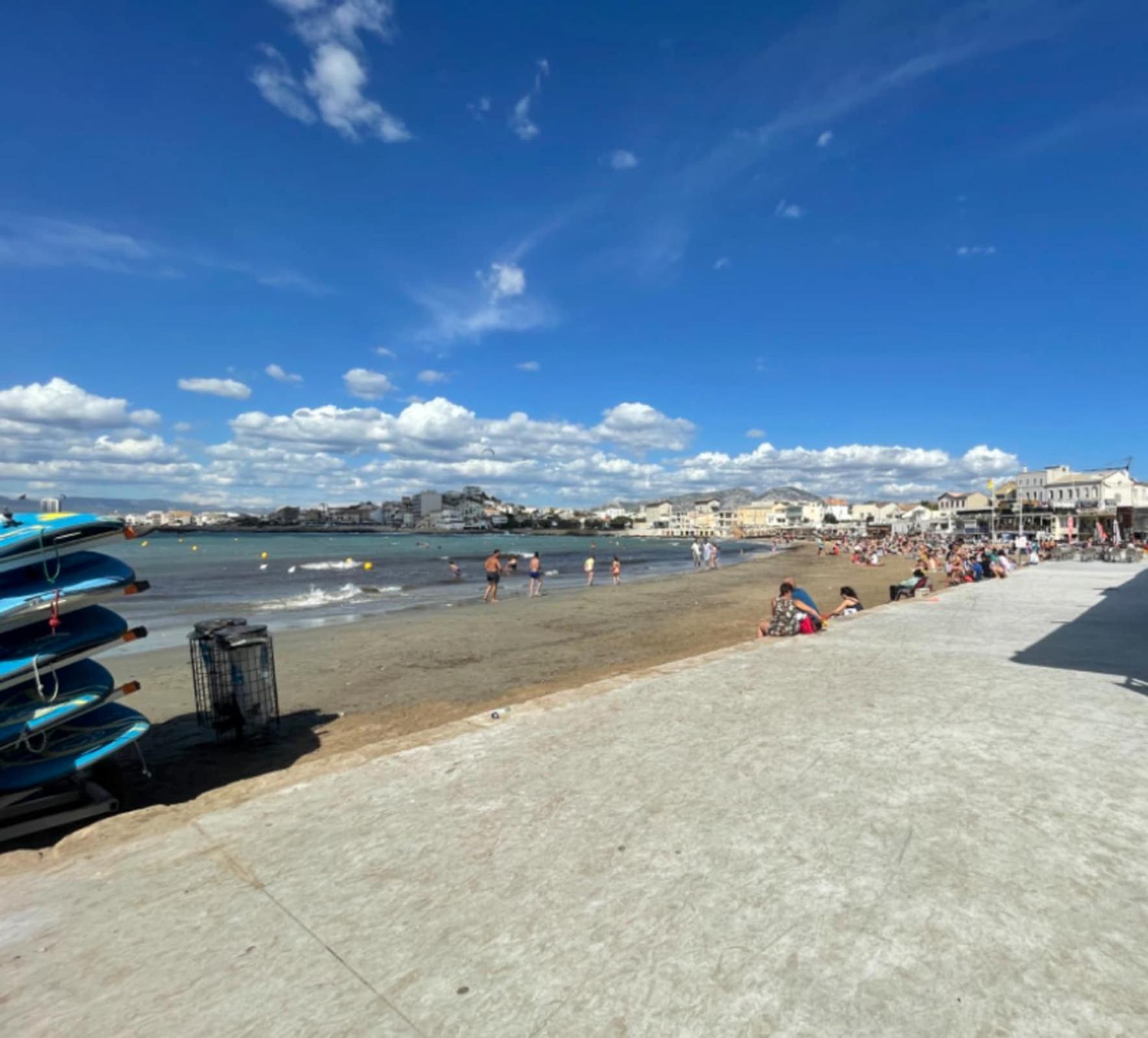 Appartamento Le Vrai Cabanon De La Pointe Rouge Marsiglia Esterno foto